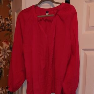 Old Navy Vibrant Red Women's Blouse
